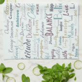 Bejahungen Geschirrtuch (Gefaltet)