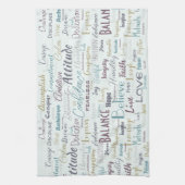 Bejahungen Geschirrtuch (Vertikal)