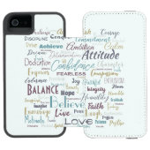 Bejahungen Incipio iPhone Geldbeutel-Hülle (Folio Geöffnet)