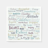 Bejahungen Serviette (Vorderseite)