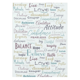 Bejahungen Tischdecke