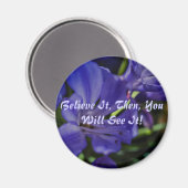 Bejahungen und eine neue Welt Magnet (Vorderseite/Rückseite)