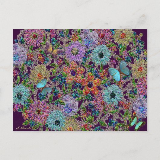 Bejewele Postkarte (Vorderseite)