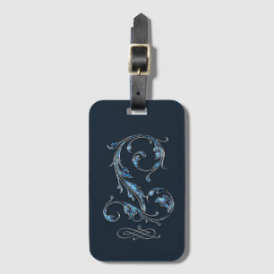 Bejeweled Blue L Luggage Tag Gepäckanhänger