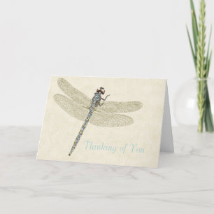 Bejeweled Dragonfly Denken Sie an Ihre Karte