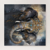 Bejeweled Elephant Jigsaw Puzzle (Horizontal)