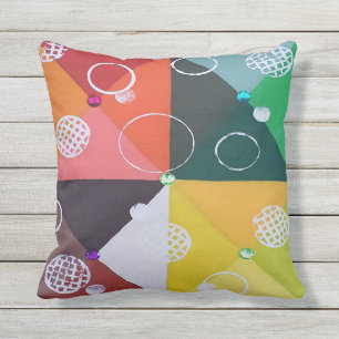 Bejeweled Patio-Kissen Kissen Für Draußen