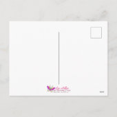 Bejeweled Sugar Plum Fairy Feiertagspostkarte (Rückseite)