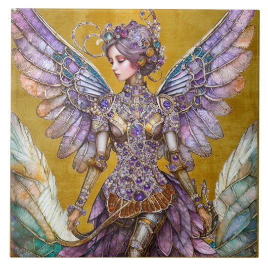 Bejeweled Sugar Plum Fairy Fliese (Vorderseite)