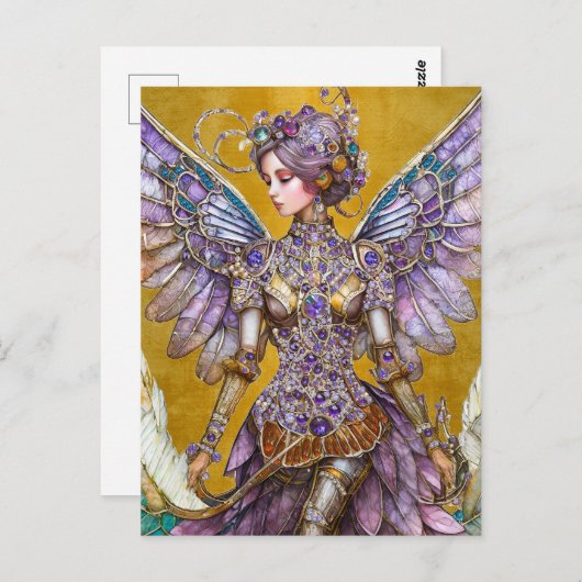 Bejeweled Sugar Plum Fairy Postkarte (Vorne/Hinten)