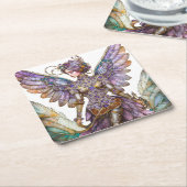 Bejeweled Sugar Plum Fairy Rechteckiger Pappuntersetzer (angewinkelt)