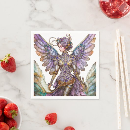 Bejeweled Sugar Plum Fairy Serviette (Beispiel)