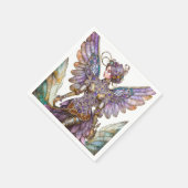 Bejeweled Sugar Plum Fairy Serviette (Ecke)