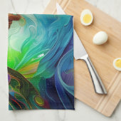 Bejeweled Tree Geschirrtuch (Viertel Falte)