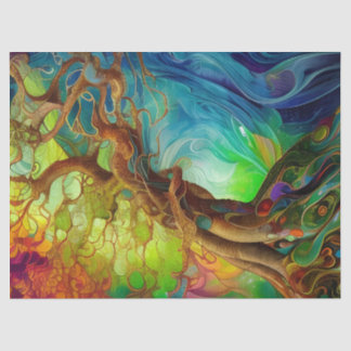 Bejeweled Tree of Life Seidenpapier