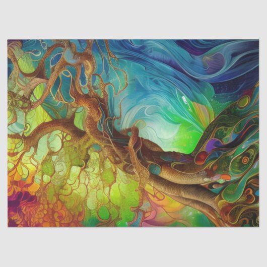 Bejeweled Tree of Life Seidenpapier (Vorderseite)