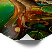 Bejeweled Tree Poster (Ecke)