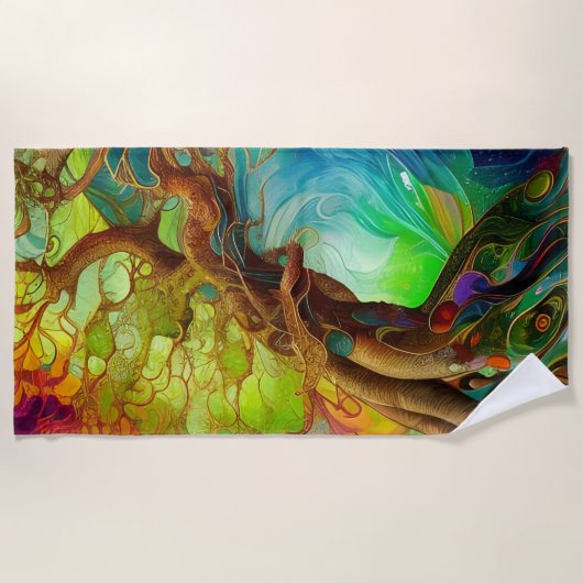 Bejeweled Tree Strandtuch (Vorderseite)