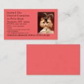 BEJEWELED VIKTORIANISCHE VISITENKARTE (Vorne/Hinten)