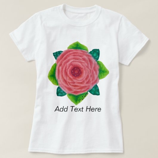 Bejewelen Rosa T - Shirt (Design vorne)
