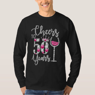 Bejubeln bis 50 Jahre alt 50. Geburtstag Königin D T-Shirt