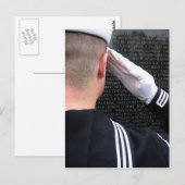 Bejubeln der Vietnammauer Postkarte (Vorne/Hinten)