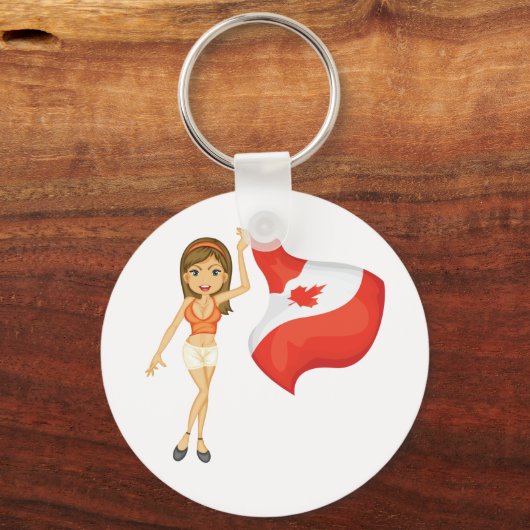 Bejubeln für den kanadischen Schlüsselanhänger (Vorderseite)