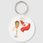 Bejubeln für den kanadischen Schlüsselanhänger (Rückseite)