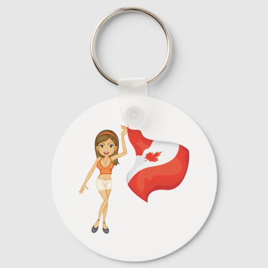 Bejubeln für den kanadischen Schlüsselanhänger (Rückseite)