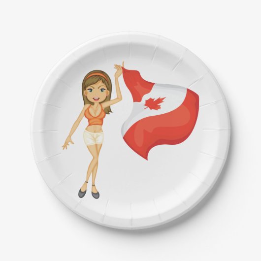 Bejubeln für kanadische Teller (Vorderseite)