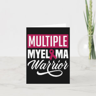 Bekämpfen des Multiplen Myeloms Krieger-Multiples Karte