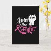 Bekämpfen Sie das Bewusstsein für Brustkrebs Karte (Gelbe Blume)