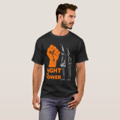 BEKÄMPFEN SIE DEN POWER Black Power Salute 1968 Ol T-Shirt (Vorne ganz)