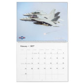 BEKÄMPFEN SIE FLARES! US-Militärflugzeug Kalender (Feb 2027)