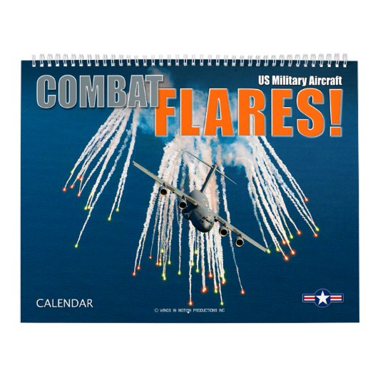 BEKÄMPFEN SIE FLARES! US-Militärflugzeug Kalender (Titelbild)