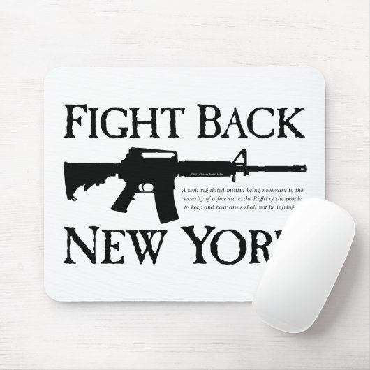 Bekämpfen Sie New- Yorkaufstands-Waren Mousepad (Mit Mouse)