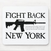 Bekämpfen Sie New- Yorkaufstands-Waren Mousepad (Vorne)