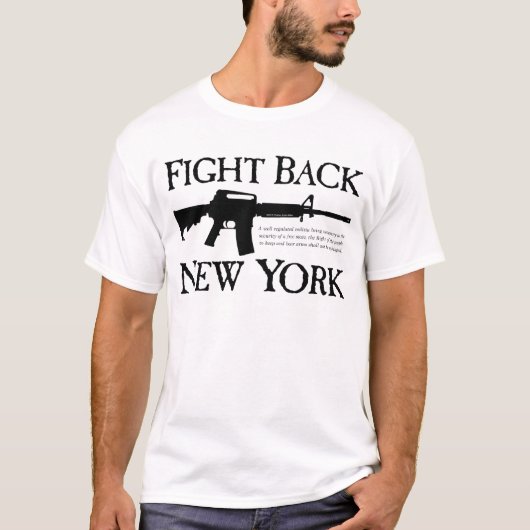 Bekämpfen Sie New- Yorkkleid T-Shirt (Vorderseite)