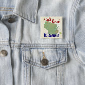 Bekämpfen Sie Wisconsin mit neuem amerikanischem Button (Beispiel)