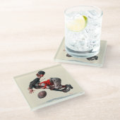 bekämpft glasuntersetzer (Schrägansicht)