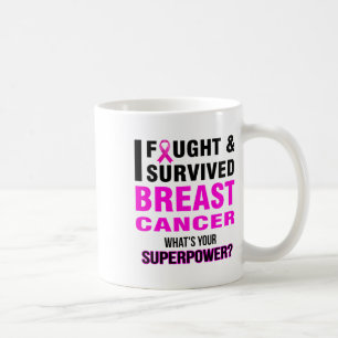 Bekämpfter und überlebter Brustkrebs bei Shirts Kaffeetasse