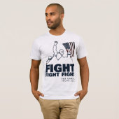 BEKÄMPFUNG DER AMERIKA T-Shirt (Vorne ganz)