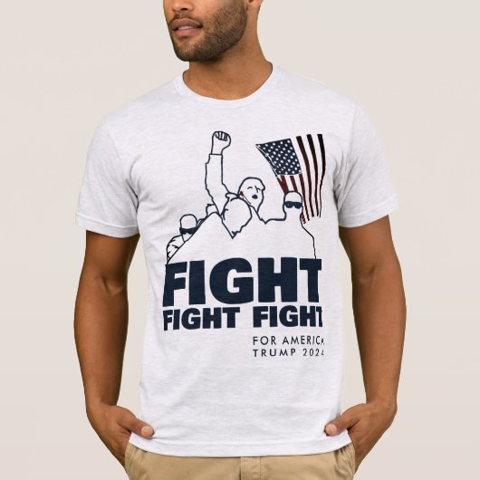 BEKÄMPFUNG DER AMERIKA T-Shirt (Vorderseite)
