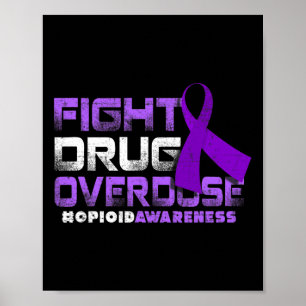 Bekämpfung der Arzneimittelüberdosierung Opioid-Be Poster