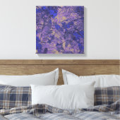 Bekämpfung der blauen Blume Leinwanddruck (Insitu (Schlafzimmer))