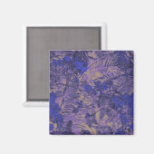 Bekämpfung der blauen Blume Magnet (Vorderseite/Rückseite)