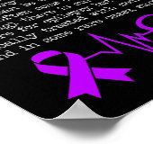 Bekämpfung der Epilepsie Epileptische Epilepsie Poster (Ecke)