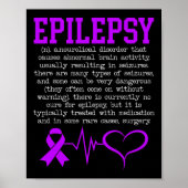 Bekämpfung der Epilepsie Epileptische Epilepsie Poster (Vorne)
