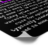 Bekämpfung der Epilepsie Epileptische Epilepsie Poster (Ecke)