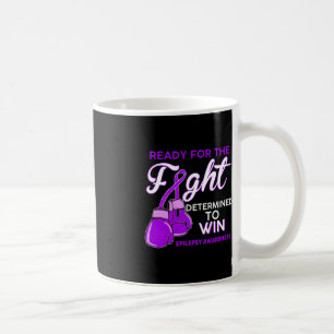 Bekämpfung der Epilepsie Lila Schmetterling Kaffeetasse